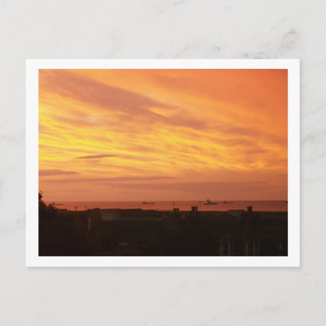 Carte Postale Sunrise Côtière (Devant)