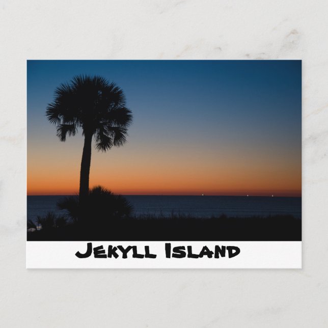 Carte Postale Sunrise de Jekyll Island (Devant)