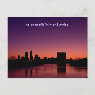 Carte Postale Sunrise d'Indianapolis