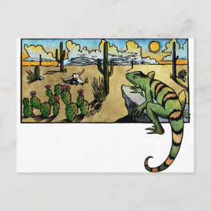 Carte Postale Sunrise du désert