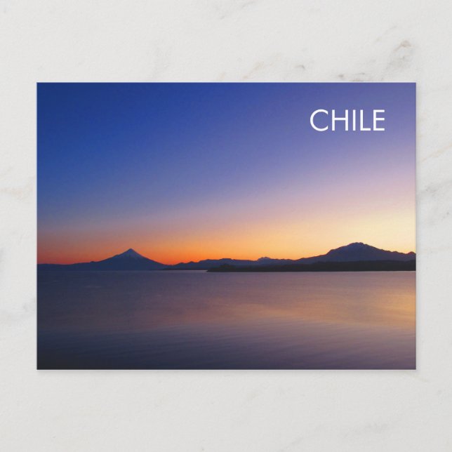 Carte postale Sunrise du district du lac Chili (Devant)
