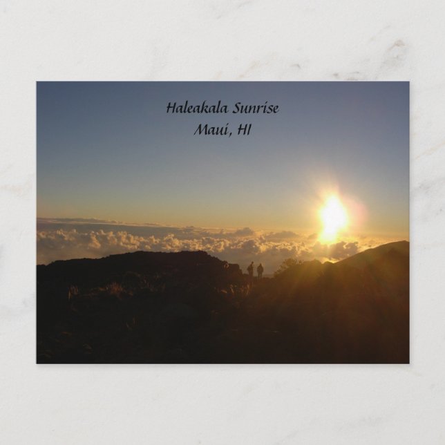 Carte Postale Sunrise Haleakala (Devant)