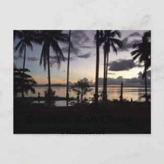 Carte Postale Sunrise, Koh Chang, Thaïlande