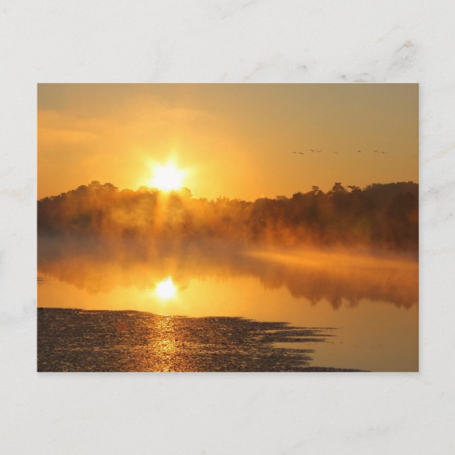 Carte postale Sunrise Lake Reflection (Devant)