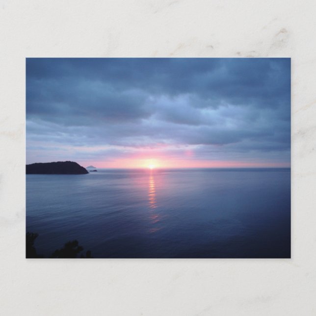 Carte postale Sunrise Nouvelle-Zélande (Devant)