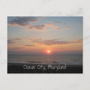 Carte Postale "Sunrise - Ocean City, Maryland"
