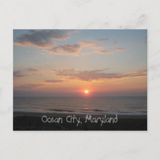 Carte Postale "Sunrise - Ocean City, Maryland"