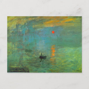 Carte Postale Sunrise par Claude Monet