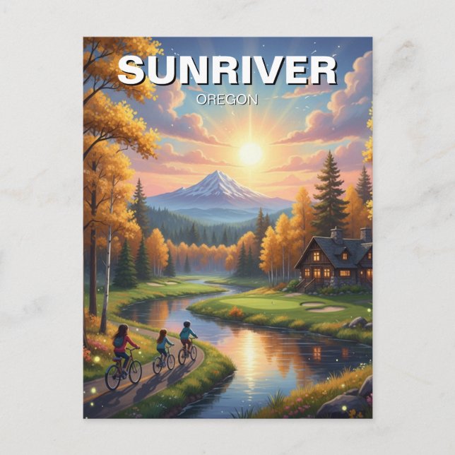 Carte Postale Sunriver Oregon Travel (Devant)