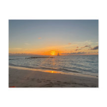 CARTE POSTALE SUNSET