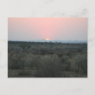 Carte postale Sunset africaine