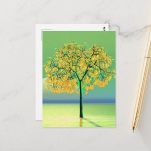Carte postale Sunset Autumn Tree