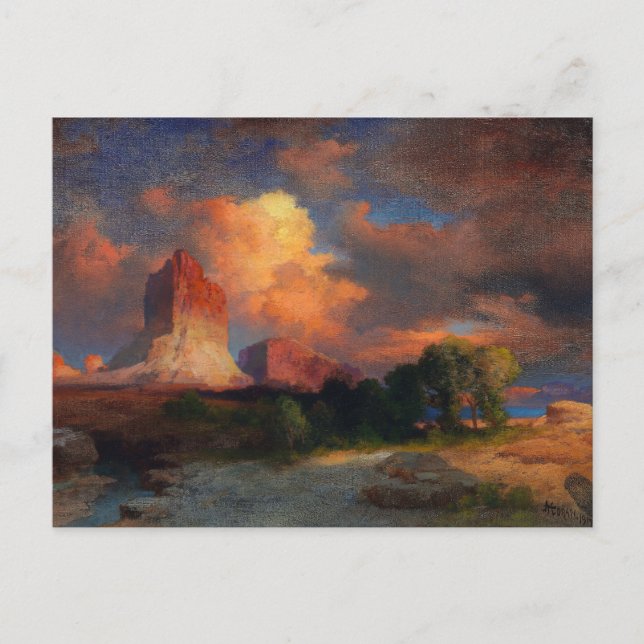Carte Postale Sunset Cloud, Green River, Wyoming par Thomas Mora (Devant)