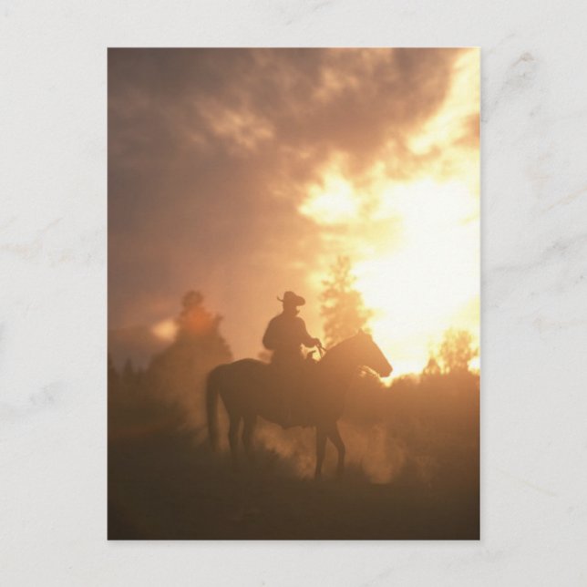 Carte Postale Sunset Cowboy (Devant)
