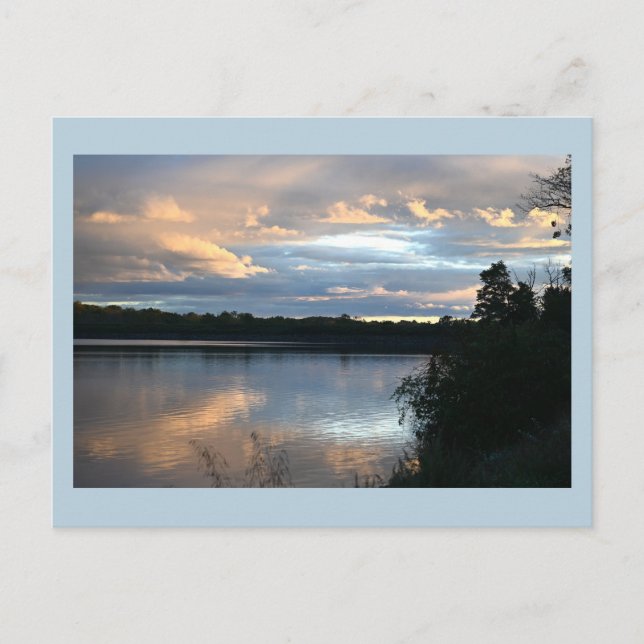 Carte postale Sunset Creek Watercape (Devant)