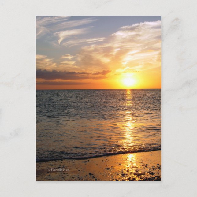 Carte postale Sunset d'août (Devant)
