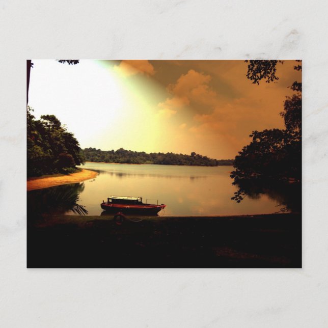 Carte Postale Sunset de Singapour (Devant)