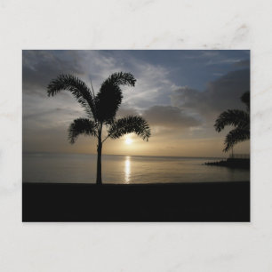 Carte Postale Sunset Dominica Nature Isle