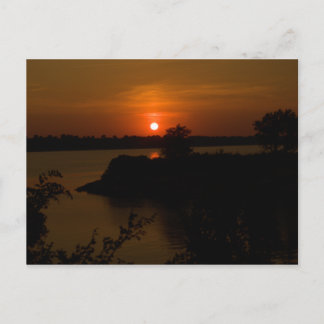Carte Postale Sunset du lac Kaw