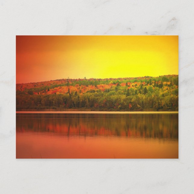Carte Postale Sunset du nord du Maine (Devant)