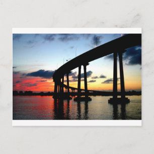 Carte Postale Sunset du pont de San Diego