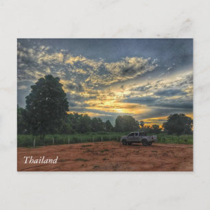 Carte Postale Sunset en Thaïlande