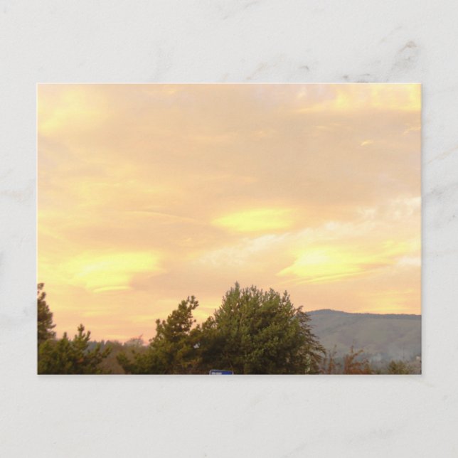 Carte postale Sunset inhabituelle (Devant)