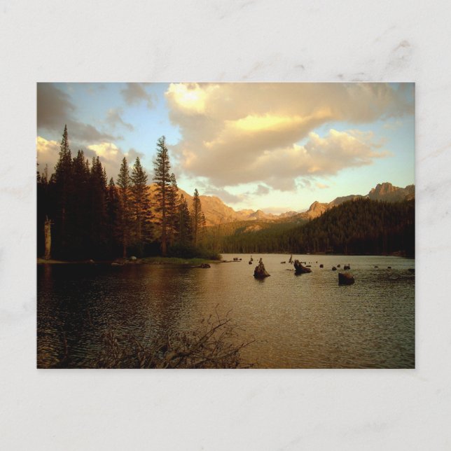 Carte postale "Sunset Lake" (Devant)