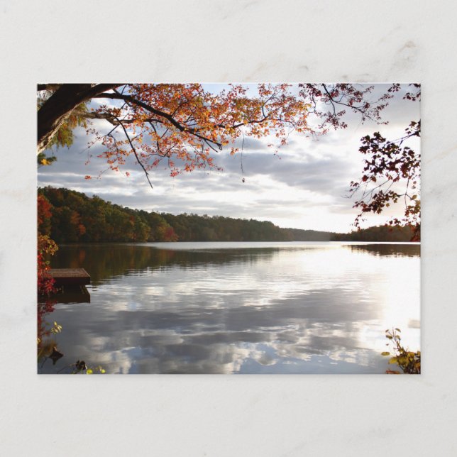 Carte Postale Sunset Lake, Holly Springs NC (Devant)