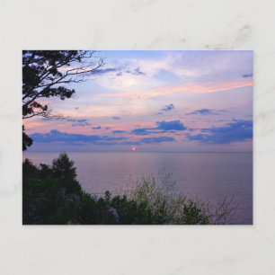 Carte Postale Sunset Lake Ontario