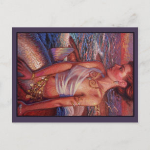 Carte postale Sunset Mermaid