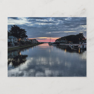 Carte Postale Sunset on the bude canal.
