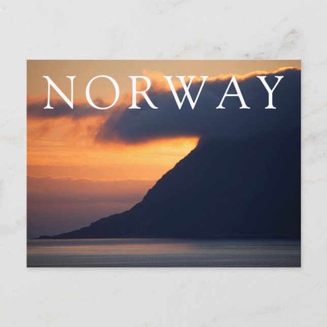 Carte Postale Sunset Over Alesund Coastline (Devant)