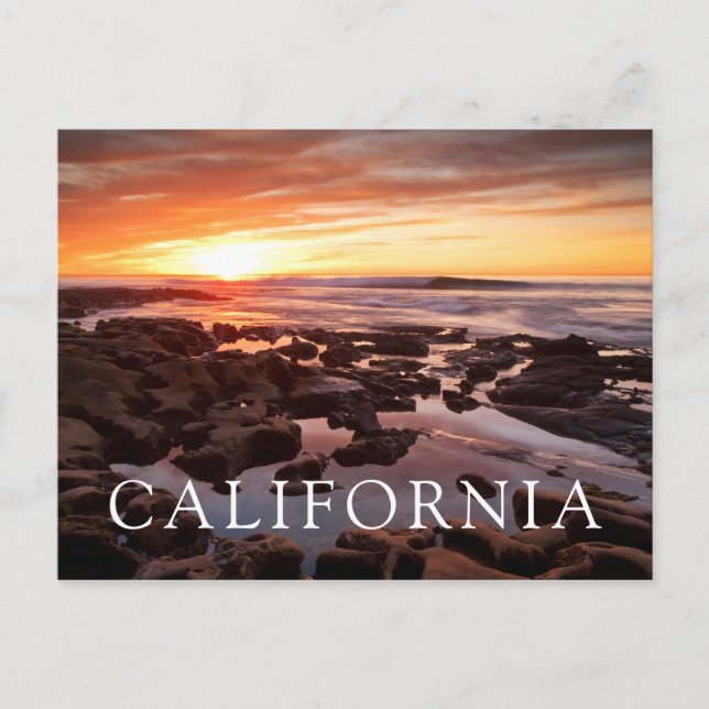 Carte Postale Sunset Over Tide Pools (Devant)