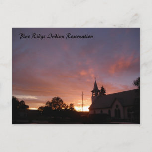 Carte Postale Sunset, Pine Ridge