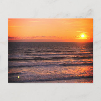 Carte Postale Sunset plage
