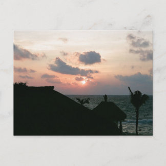 Carte Postale Sunset plage