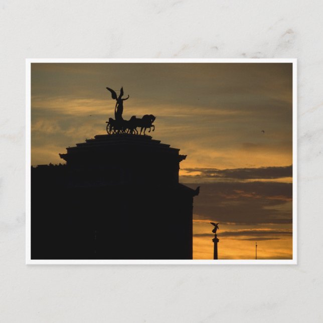 Carte Postale Sunset Rome (Devant)