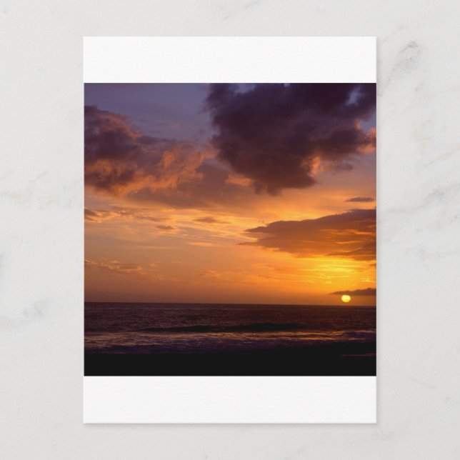 Carte Postale Sunset Sky Carpinteria Californie (Devant)