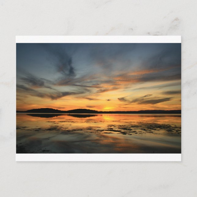 Carte Postale Sunset Swansea (Devant)