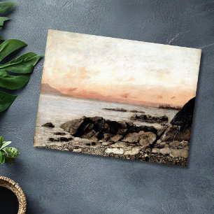 Carte Postale Sunset, Vevey, Suisse - Gustave Courbet