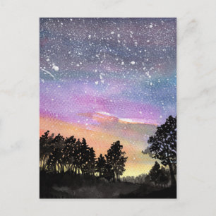 Carte Postale Sunset Woods