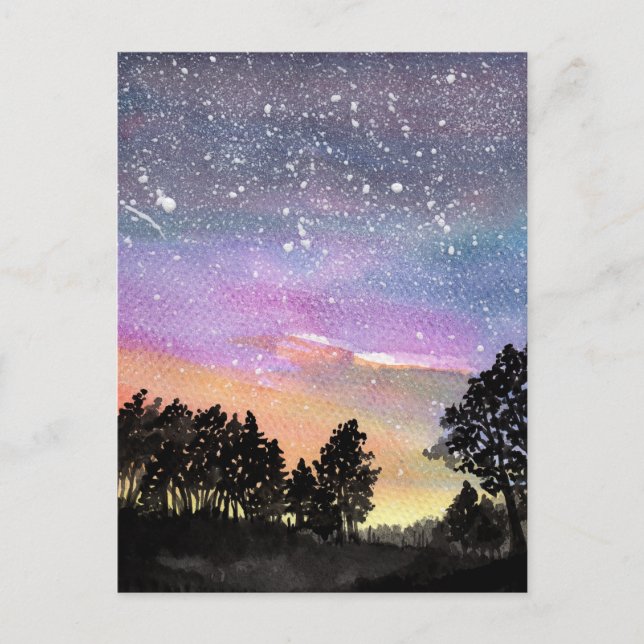 Carte Postale Sunset Woods (Devant)