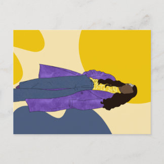 Carte Postale Sunshine Glory - Unique Art Noir artisanal