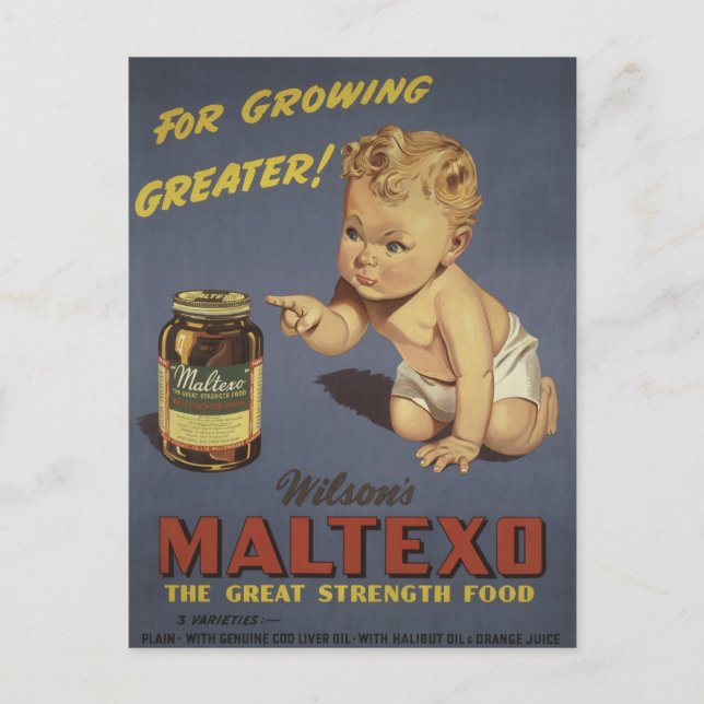 Carte Postale Super Aliments (Devant)