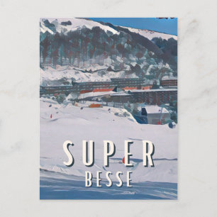 Carte Postale Super Besse Station de ski