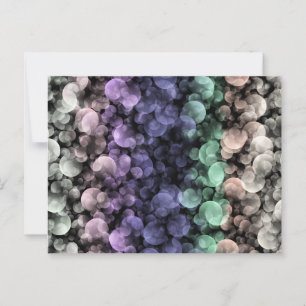 Carte Postale Super Boho Bubbles Eclectique Uingender Pride drap