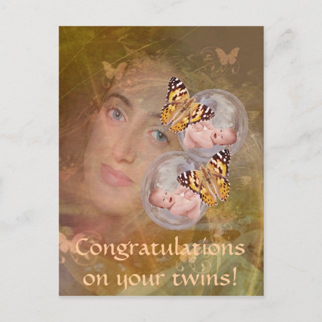 Carte Postale Super c'est un jumeaux (Devant)