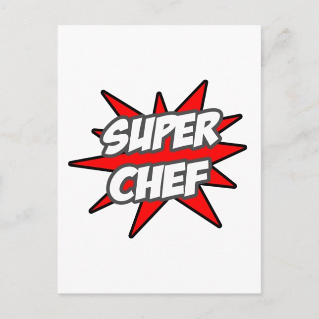 Carte Postale Super Chef (Devant)