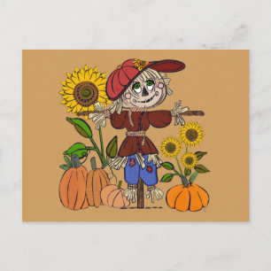 Carte Postale Super Cute Scarecrow